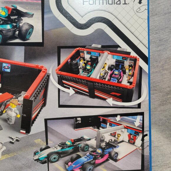 Lego City F1 Garage & Mercedes-AMG & Alpine Cars 60444 - Picture 9 of 11